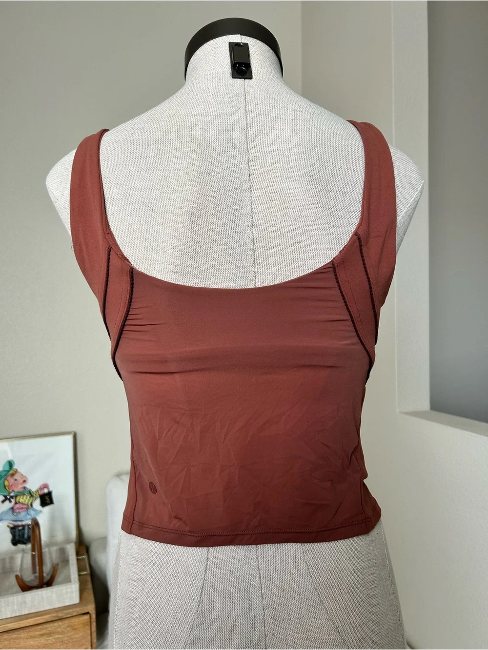 lululemon athletica Rust Square Neck Tank